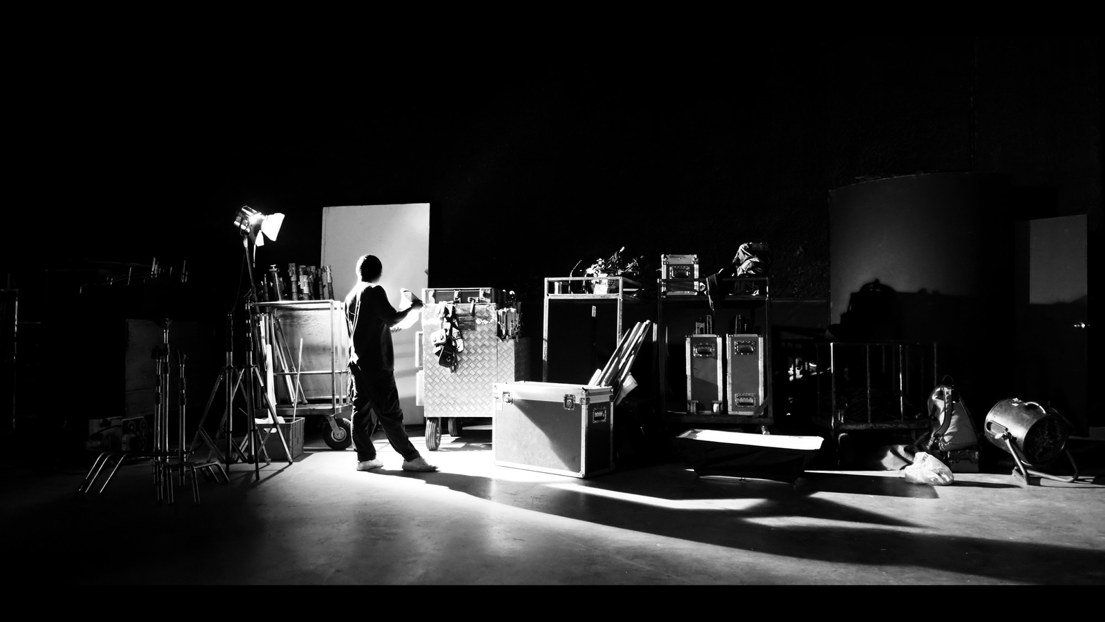 Behind the scenes on a Wunderbar Films set